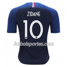Camisetas Francia Zidane 10 Primera Equipacion Mundial 2018